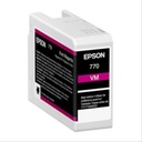 Cartucho De Tinta Epson UltraChrome PRO10 T770 Magenta Vivo 25ml