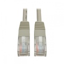 Cable patch tripp-lite moldeado cat5e gris de 350mhz (rj45 m