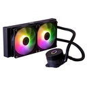 Ventilador Cooler Master MasterLiquid 240L Core ARGB Enfriamiento Líquido para CPU 2 x 120mm 650-1750RPM