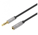 Extension de cable auxiliar manhattan 356039 3.5 mm cable de cobre chapado en oro 2 m