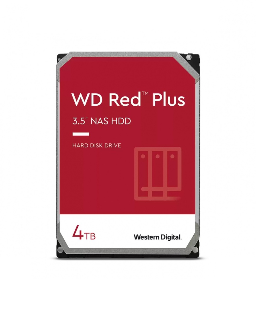 Disco Duro para NAS Western Digital WD Red Plus 3.5" 4TB SATA III 5400RPM