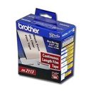 Cinta etiquetadora brother dk2113 transparente 62mmx15.2m