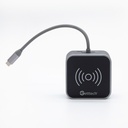 Hub getttech tipo c wireless ghw-69401 hdmi/rj45/sd/tf/usb/3.5mm