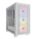 Gabinete Corsair 3000D RGB AIRFLOW Con Ventana Midi-Tower ATX USB 3.2 Sin Fuente 3 Ventiladores RGB Instalados