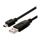 Cable USB X-Case USB A Macho - Mini-USB B 1 Metro