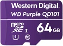 Memoria Flash Western Digital WD Purple SC QD101 64GB MicroSDHC Clase 10