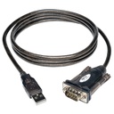 Cable usb 2.0 a serial adaptado usb-a a db9 m/m 1.52m