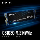 Unidad De Estado Solido SSD PNY CS1030 NVMe 500GB PCI Express 3.0 M.2
