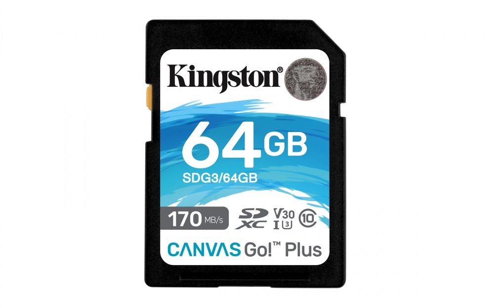 Memoria Flash Kingston Canvas Go! Plus 64GB SDXC UHS-I Clase 10