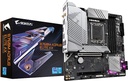 Tarjeta madre gigabyte b760m aorus elite ax socket 1700 4*ddr5 7600mhz hdmi dp micro atx