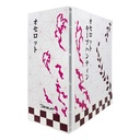 Gabinete ocelot gaming blanco con rosa y diseño anime media torre