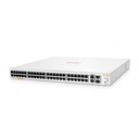 Switch hpe aruba jl808a instant on 1960 48 rj-45 10 100 1000, 2 sfp 10 gbe, 10gbase-t