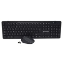 Kit Teclado y Mouse Inalambrico NACEB 104 teclas Mouse 4 bot 1600DPi Español NA-0123