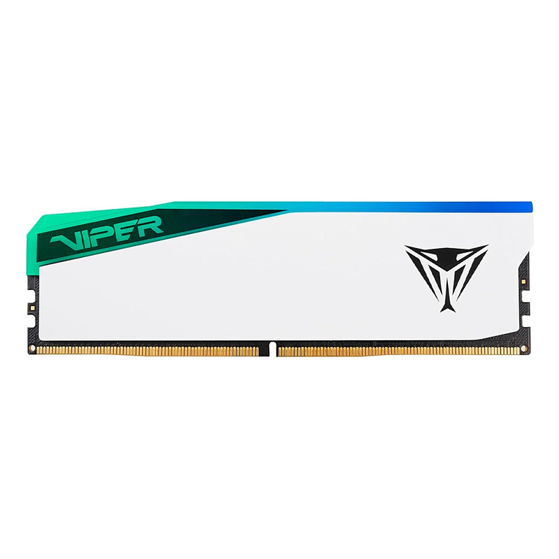 Memoria dimm ddr5 patriot pver516g56c38w viper elite 5 rgb white 16gb 1x16gb 5600mhz cl38