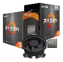 Procesador amd 100-100001488box ryzen 5 5600gt s-am4 6 core 3.6 ghz 65w c/graficos c fan stealth