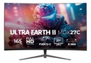 Monitor 27" balam rush br-938273 ultra earth iimgx27c 1920*1080 165hz 1ms hdmi dp curvo negro