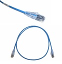 Patchcord utp cat6 belden c6d1106007 forro pvc azul cmr-riser 4 pares calibre conductor 28 awg diametro reducido cobre estañado multifilar uso interior partes relacionadas: conectores modulares cat6 patch panel cat6 longitud 7 pies 2.1 metros 