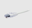 Patchcord utp cat6 belden c6d1109004 forro pvc blanco cmr-riser 4 pares calibre conductor 28 awg diametro reducido cobre estañado multifilar uso interior partes relacionadas: conectores modulares cat6 patch panel cat6 longitud 4 pies 1.2 metros 