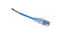 Patch cord utp cat6a belden cad1106004 forro pvc azul cmr-riser 4 pares calibre conductor 28 awg diámetro reducido cobre estañado multifilar uso interior partes relacionadas:conectores modulares cat6a patch panel cat6a longitud 4 pies 1.2 metros