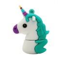 MEMORIA USB 32GB UNICORNIO AZUL