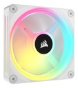 Ventilador gabinete corsair co-9051007-ww icue link qx140 rgb 1 fan 140mm domo magnetico blanco