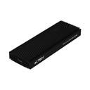 Enclosure ssd acteck armor pro hc660, transferencia de datos 1052.8 mbp/s, 4tb, usb 3.1 y tipo c, aluminio, negro