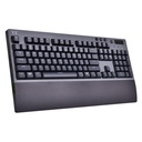 Teclado gamer inalambrico thermaltake w1, bluetooth 4.2, 2.4 ghz, usb tipo c, switch mx red, negro