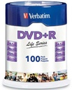 Dvd+r life series 16x 100pk sp st w/p
