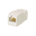 Conector jack rj45 estilo tg, mini-com, categoría 6, de 8 posiciones y 8 cables, color blanco ártico