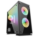 Gabinete Game Factor CSG550 Con Ventana Mini-Tower Micro ATX/Mini-ITX USB 3.0 Sin Fuente