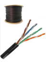 Bobina De Cable UTP SAXXON OUTPCAT5EGCOPEXT 100% De Cobre 305 Metros Categoria 5e Con Gel Uso En Exterior Para Aplicaciones CCTV