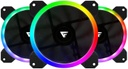 Ventilador Game Factor FKG400 RGB 120mm 1500RPM 3 Piezas