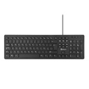 Teclado Alambrico Slim Getttech GGK-ESMWR-01 Español USB