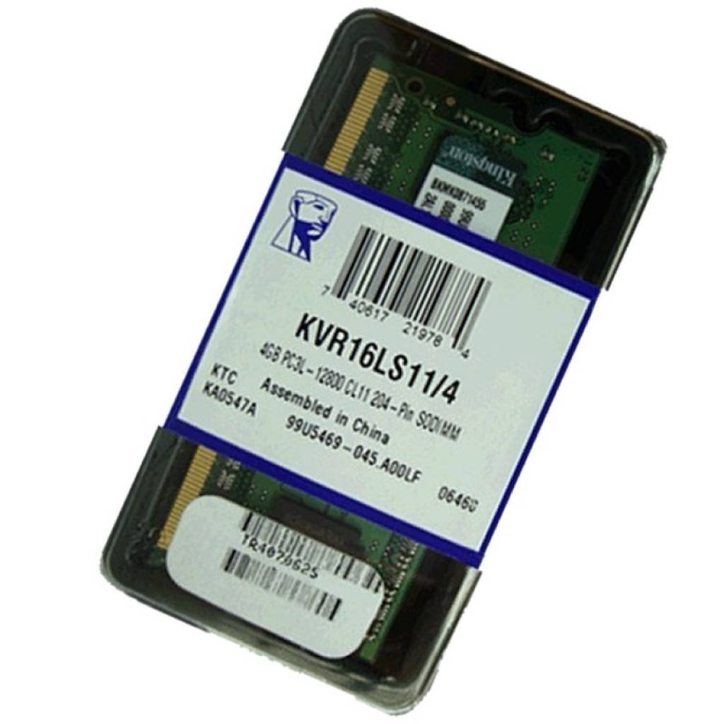 Memoria Ram Kingston 4GB SODIMM KVR16LS11/4 (Open Box)