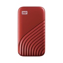 Unidad SSD Externo Western Digital WD My Passport 1TB USB 3.2 Rojo