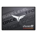 Unidad De Estado Solido SSD Team Group VULCAN Z QLC 2TB 2.5" 500 MB/s Escritura 550 MB/s Lectura SATA III