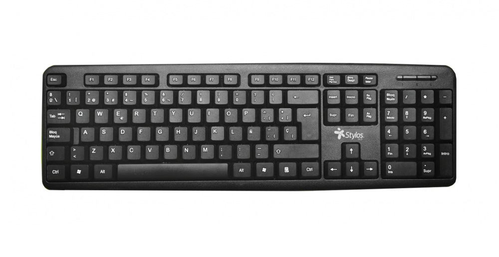 Teclado Stylos STPTEC5B Alámbrico 105 Teclas USB Español