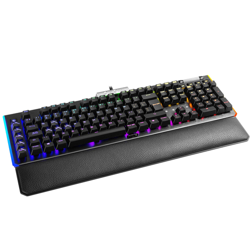 Teclado Gamer EVGA Z20 RGB Teclado Mecánico QWERTY Inalámbrico USB Inglés