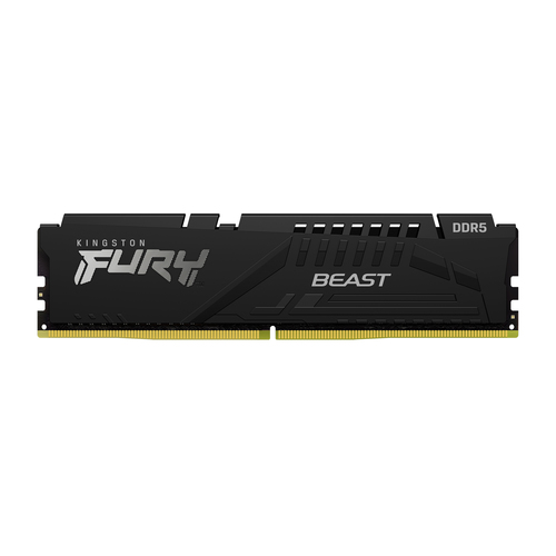 Memoria RAM Kingston FURY Beast Black DDR5 4800MHz 16GB ECC CL38 XMP