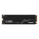 Ssd kingston kc3000 nvme, 512gb, pci express 4.0, m.2, lectura 7000 mb/s, escritura 6000 mb/s