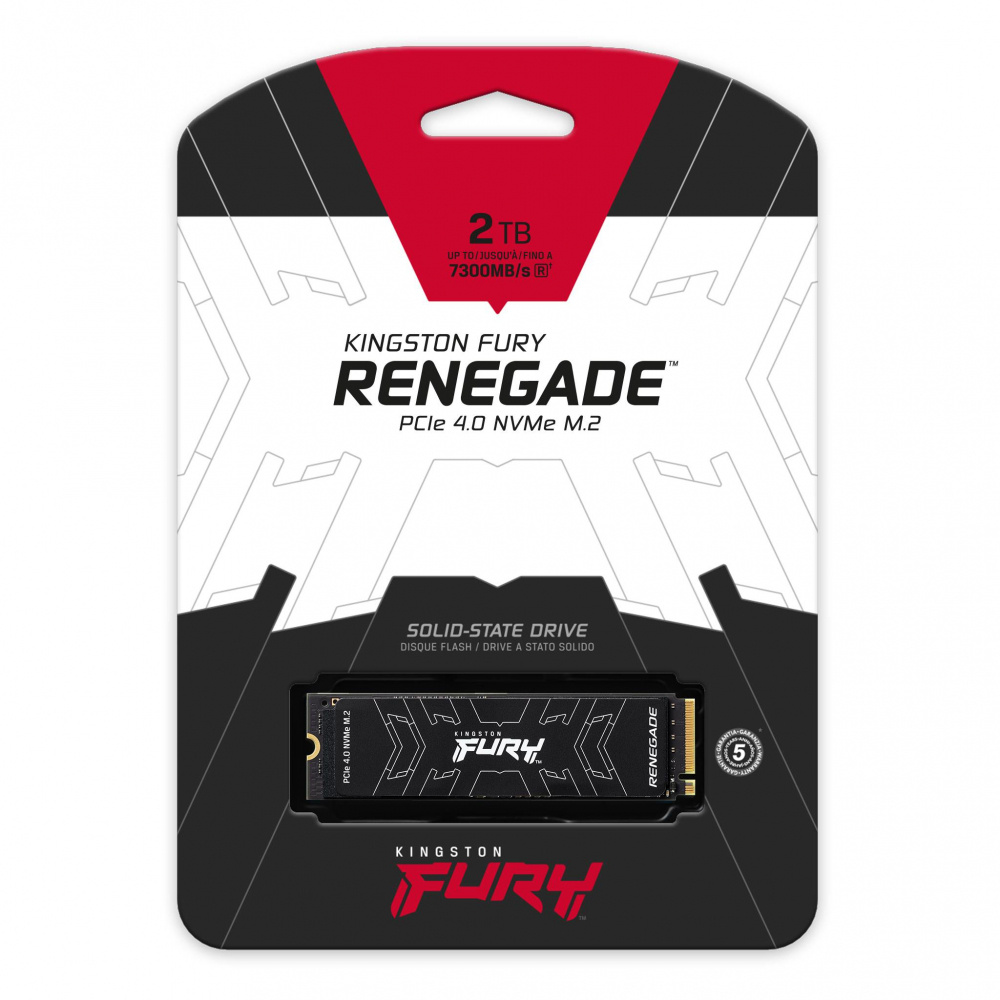 Unidad SSD Kingston FURY Renegade NVMe 2TB PCI Express 4.0 M.2