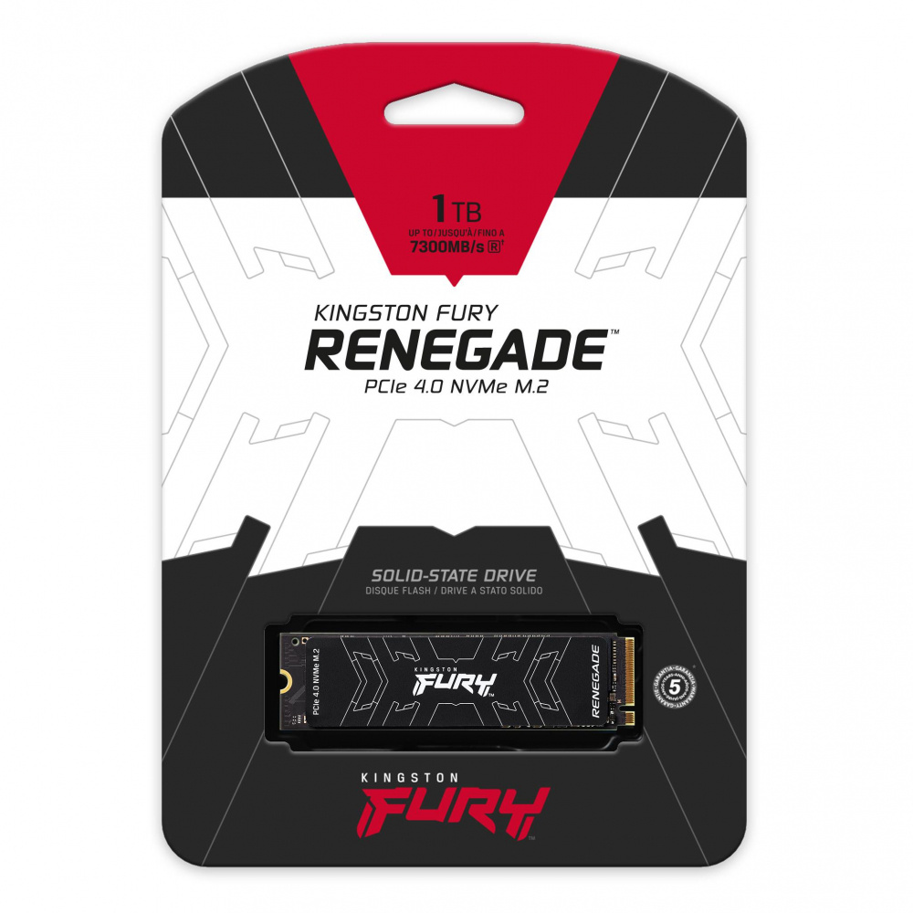 Unidad SSD Kingston FURY Renegade NVMe 1TB PCI Express 4.0 M.2