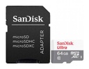 Memoria Flash SanDisk Ultra 64GB MicroSDXC UHS-I Clase 10 Con Adaptador