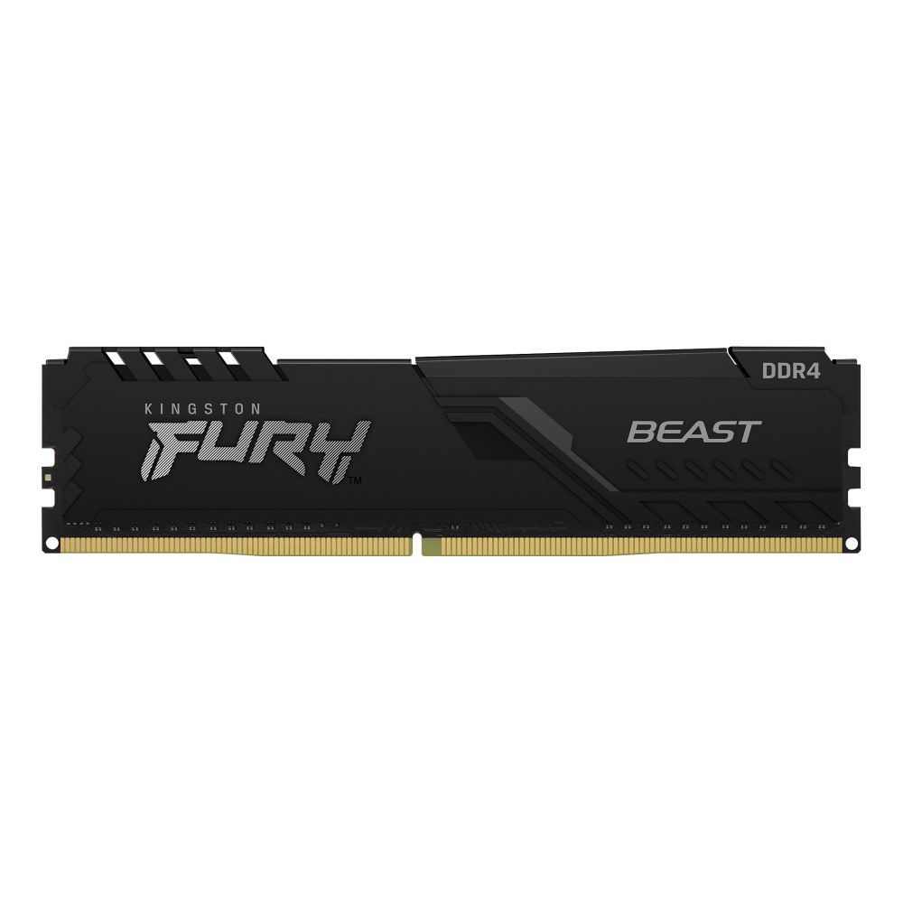 Memoria RAM Kingston FURY Beast Black DDR4 3600MHz 16GB Non-ECC CL18 XMP