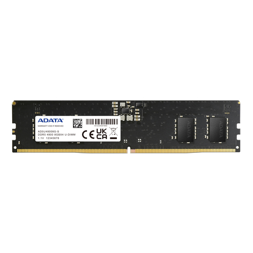 Memoria RAM DDR5 Adata 8GB 4800MHz AD5U48008G-S