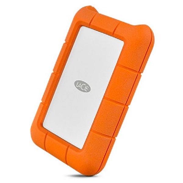 Disco Duro Externo LaCie Rugged USB-C 2.5'' 4TB USB C 3.0 A Prueba De Agua Polvo Y Golpes