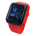 Reloj Smartband Inteligente HIGHLINK Gadgets&Fun Banda Deportiva Para Notificaciones Rojo