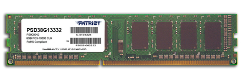 Memoria RAM Patriot Signature DDR3 1333MHz 8GB Non-ECC CL9