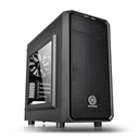 Gabinete Thermaltake Versa H15 Micro Tower micro ATX/Mini-ITX USB 2.0/3.2 sin Fuente Negro