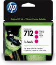 Cartucho hp 712 - magenta